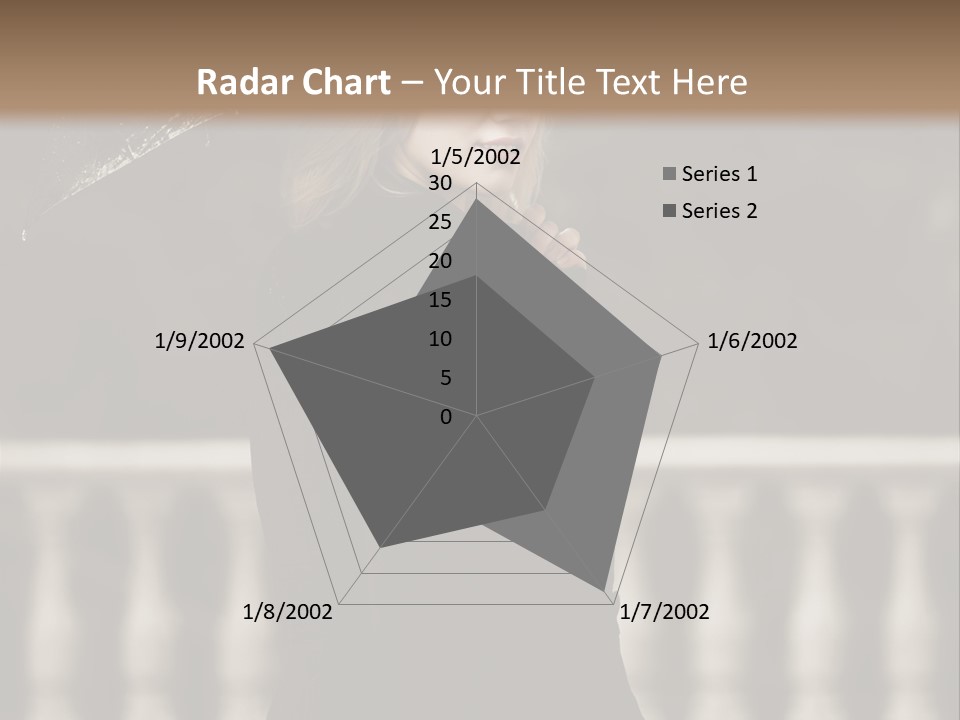 Forest Rain Face PowerPoint Template
