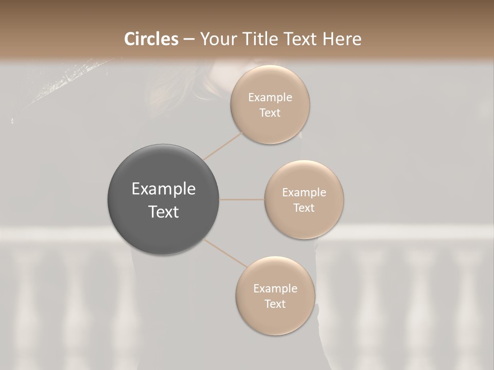 Forest Rain Face PowerPoint Template