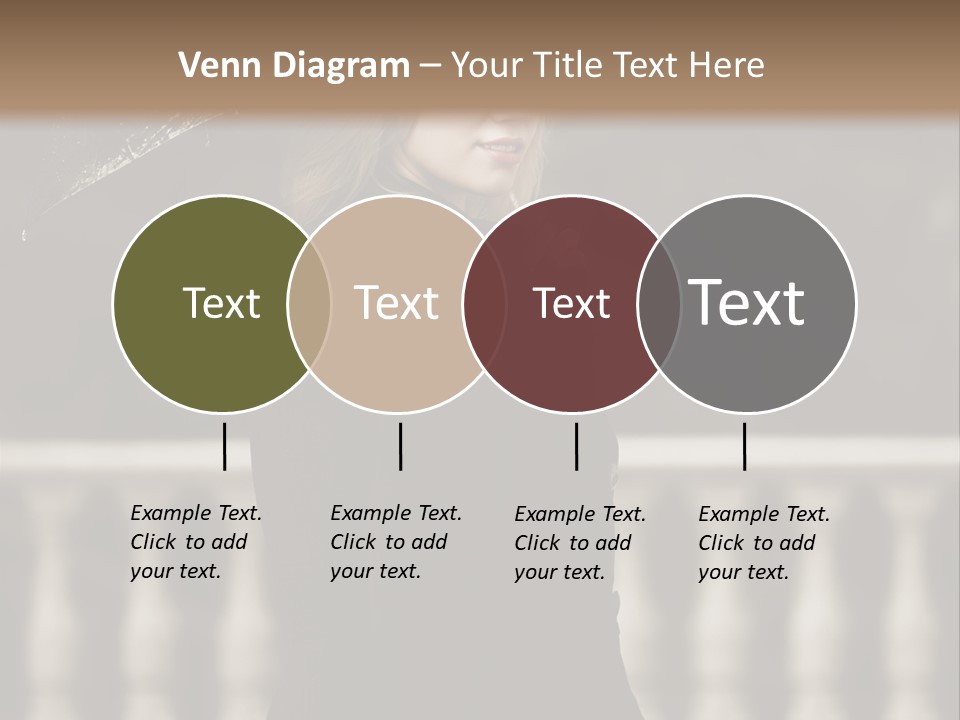 Forest Rain Face PowerPoint Template