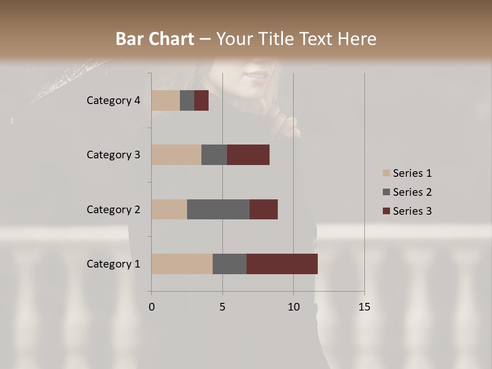 Forest Rain Face PowerPoint Template
