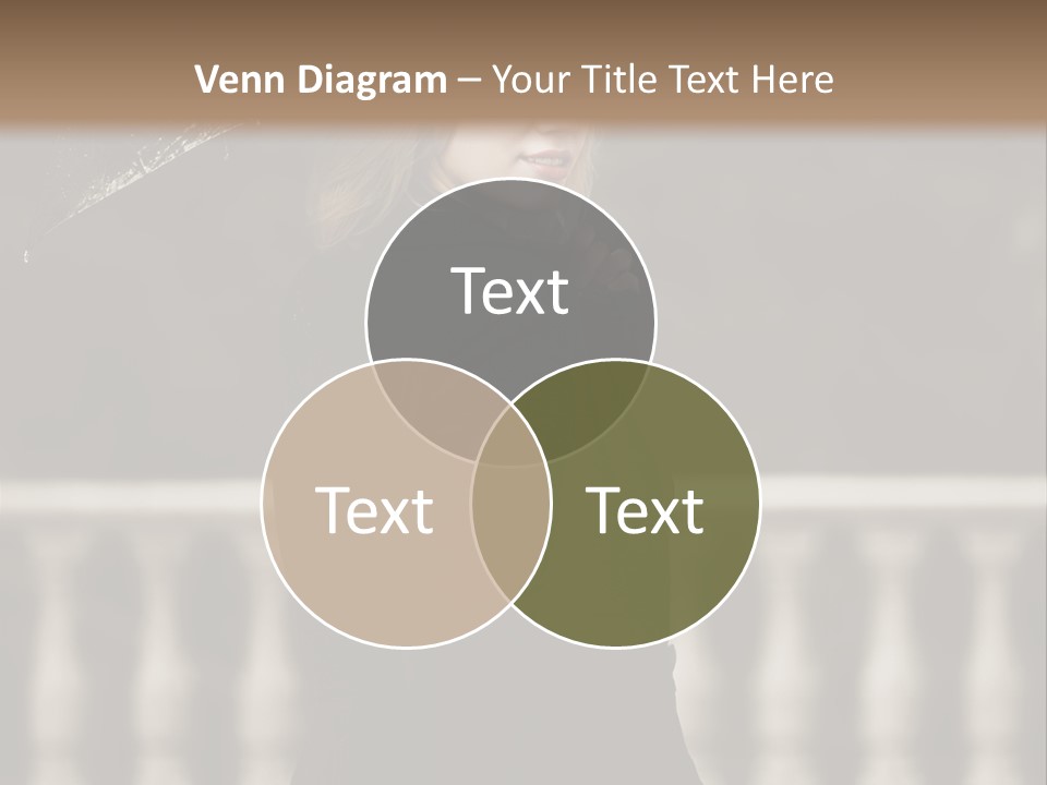 Forest Rain Face PowerPoint Template