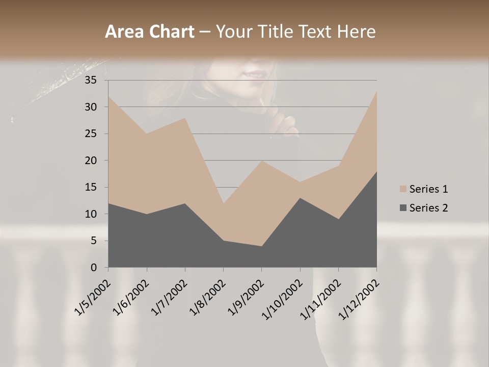 Forest Rain Face PowerPoint Template