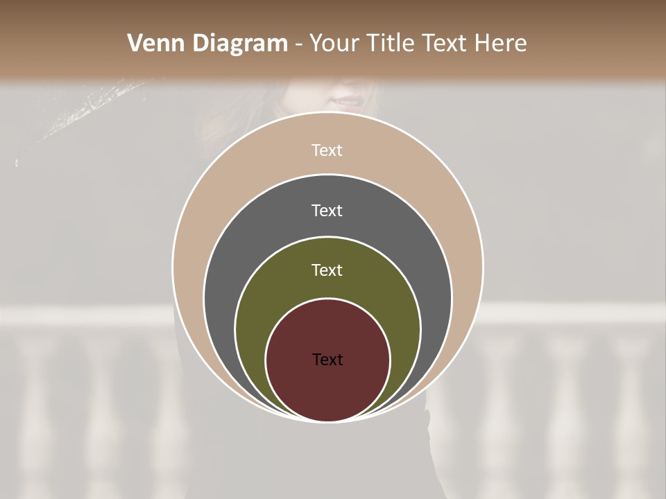 Forest Rain Face PowerPoint Template
