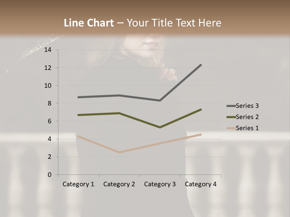 Forest Rain Face PowerPoint Template