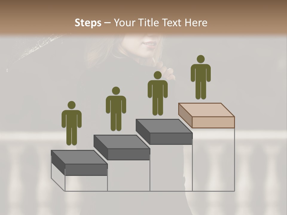 Forest Rain Face PowerPoint Template