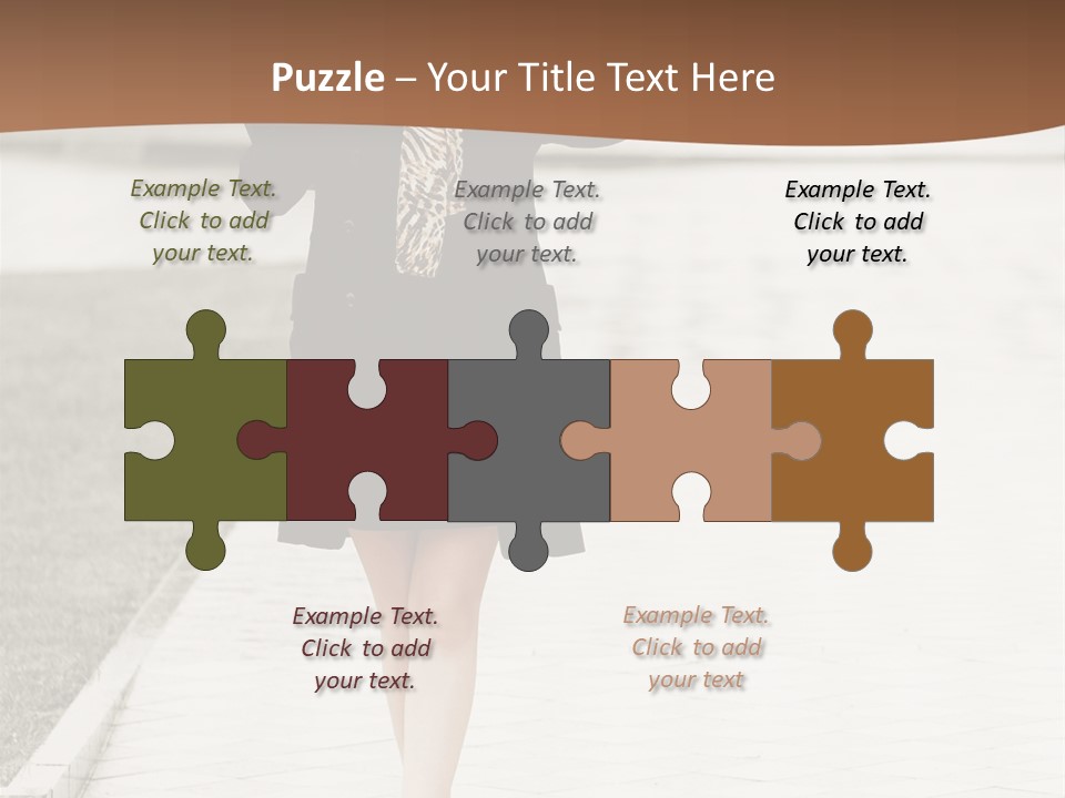 Lady Person Thoughtful PowerPoint Template