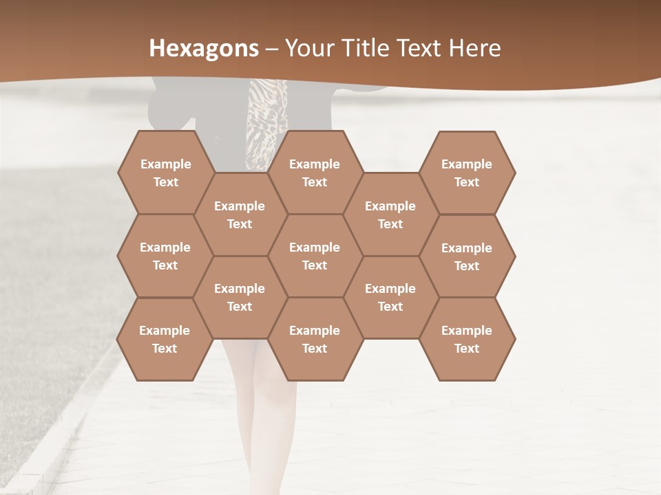 Lady Person Thoughtful PowerPoint Template