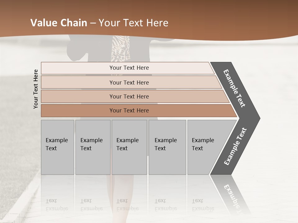 Lady Person Thoughtful PowerPoint Template