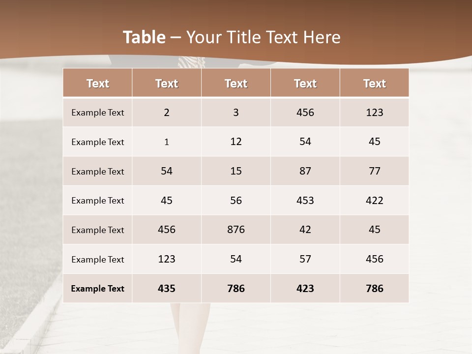 Lady Person Thoughtful PowerPoint Template