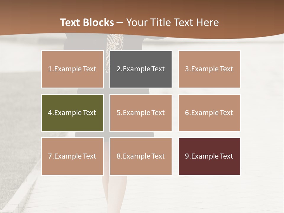 Lady Person Thoughtful PowerPoint Template