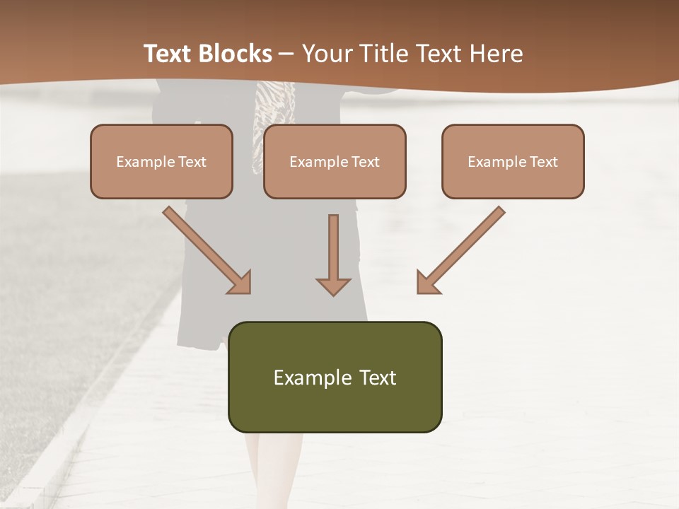 Lady Person Thoughtful PowerPoint Template