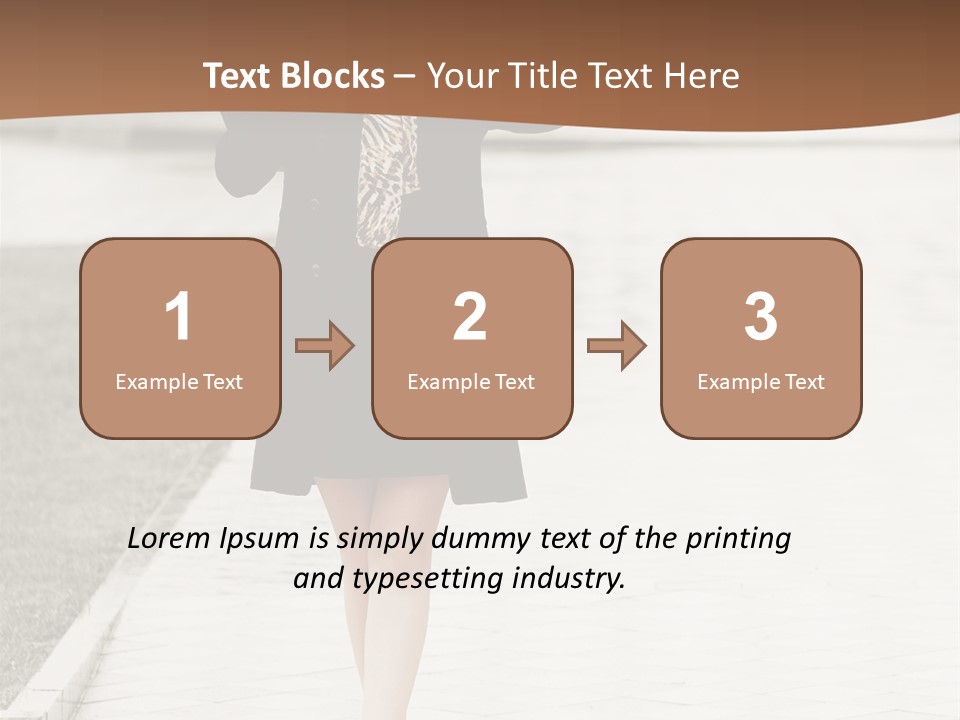 Lady Person Thoughtful PowerPoint Template