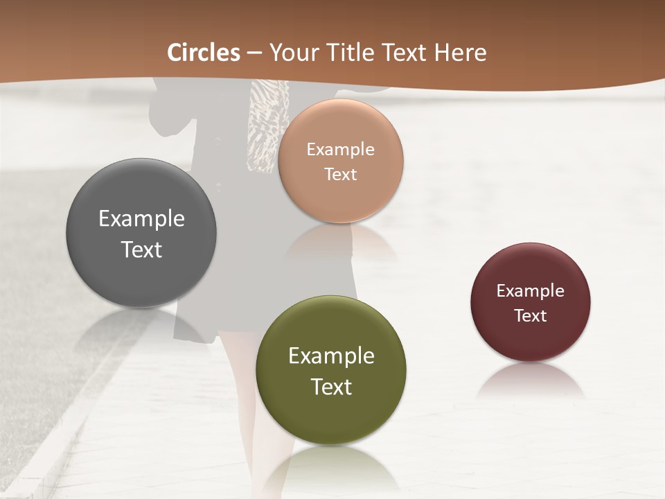 Lady Person Thoughtful PowerPoint Template