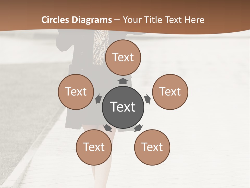 Lady Person Thoughtful PowerPoint Template