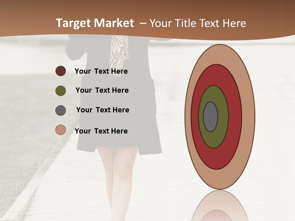 Lady Person Thoughtful PowerPoint Template