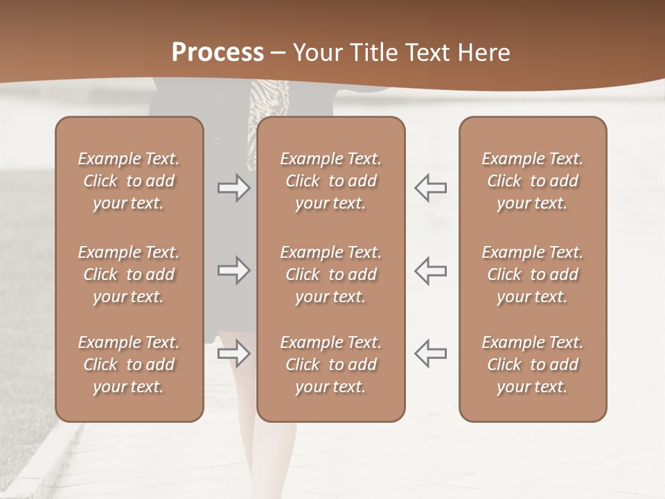 Lady Person Thoughtful PowerPoint Template