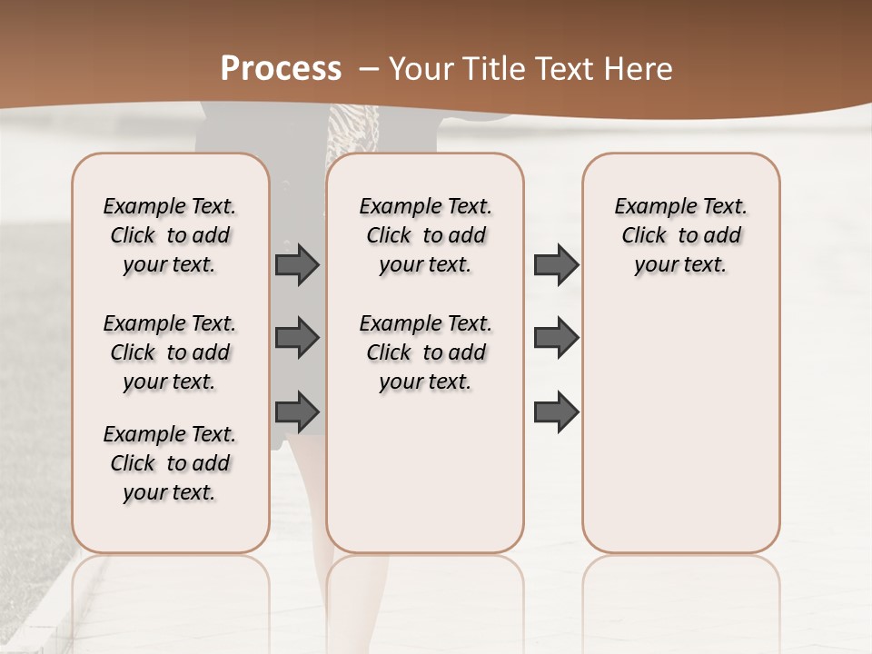 Lady Person Thoughtful PowerPoint Template