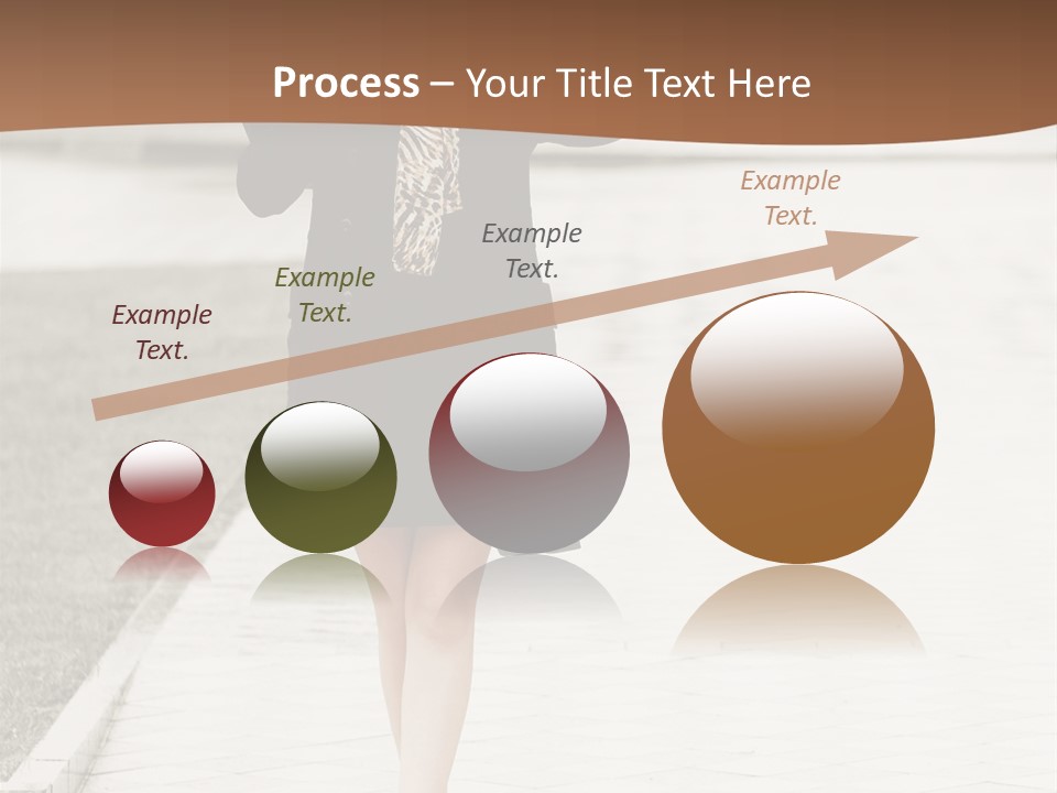 Lady Person Thoughtful PowerPoint Template