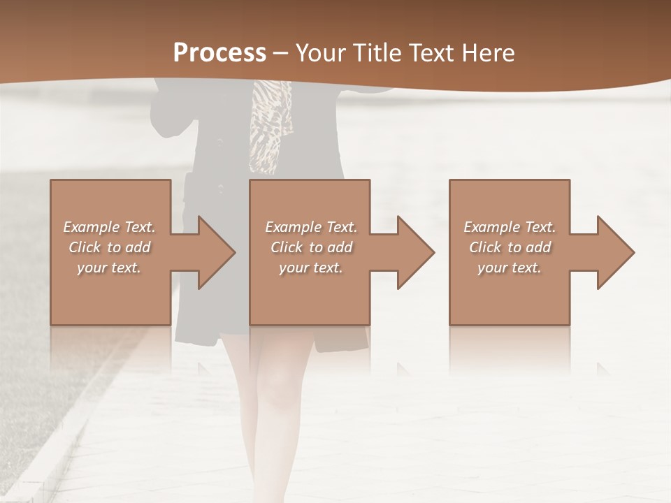 Lady Person Thoughtful PowerPoint Template