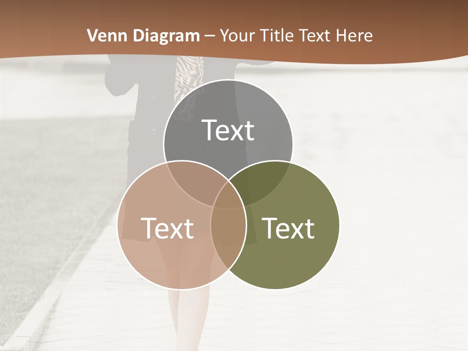 Lady Person Thoughtful PowerPoint Template