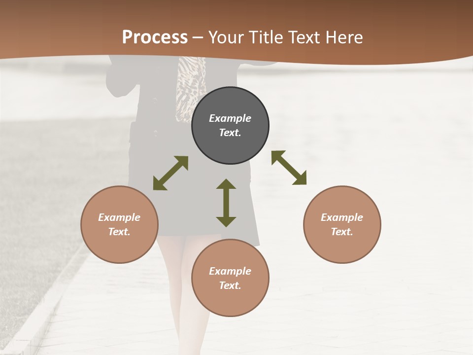 Lady Person Thoughtful PowerPoint Template