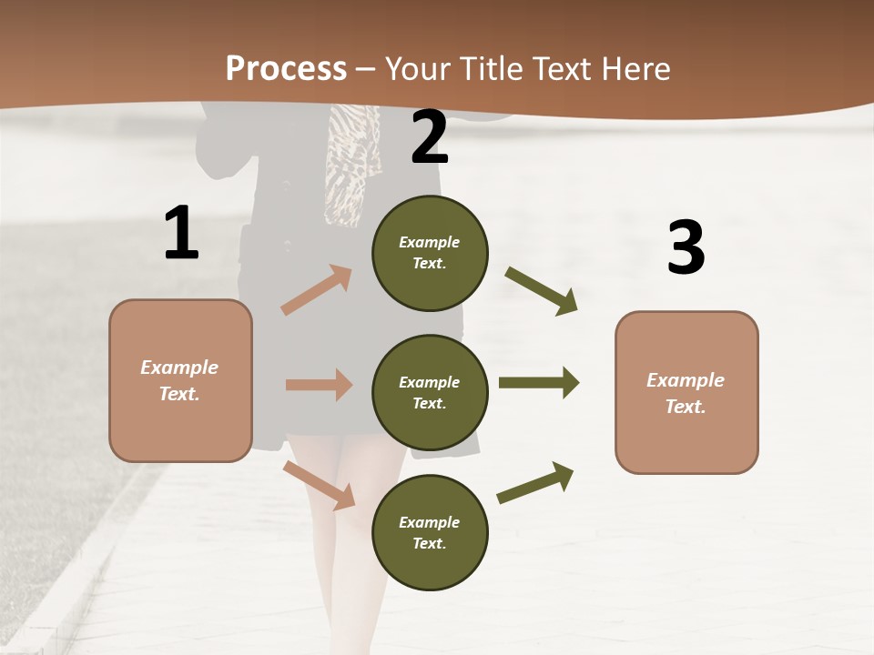 Lady Person Thoughtful PowerPoint Template