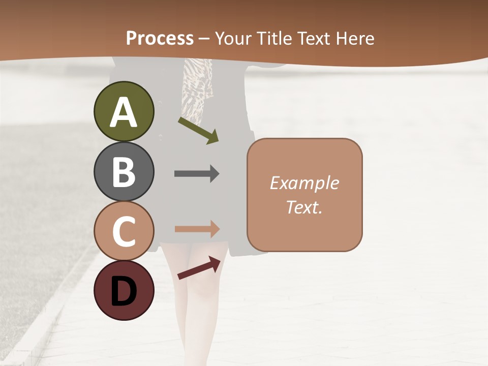 Lady Person Thoughtful PowerPoint Template