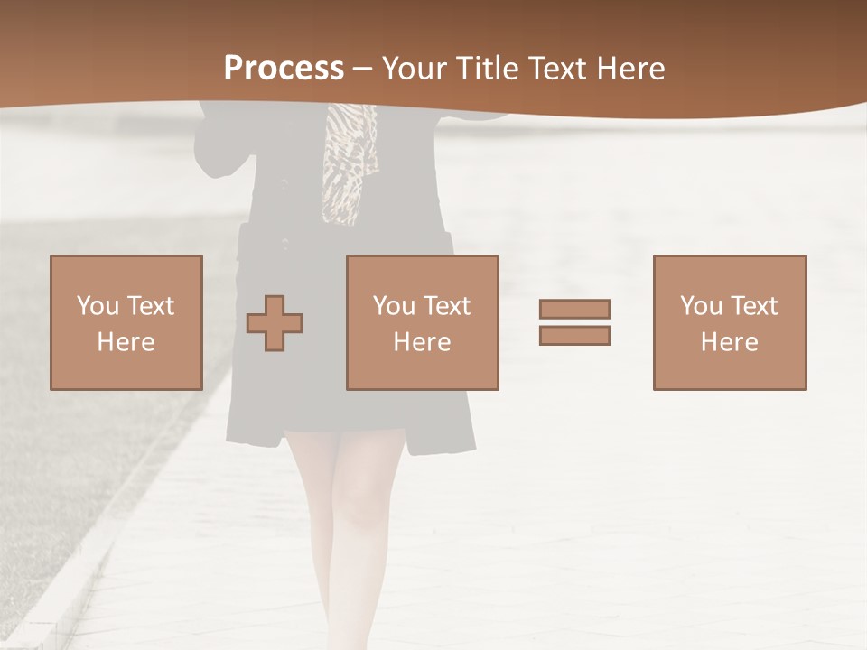 Lady Person Thoughtful PowerPoint Template