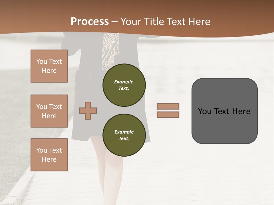 Lady Person Thoughtful PowerPoint Template