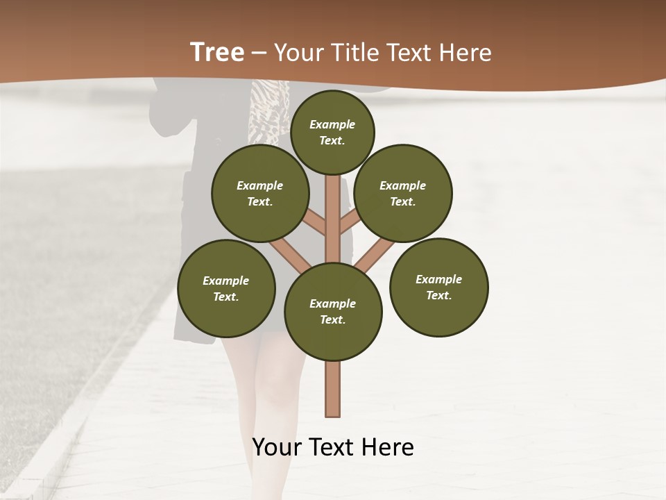 Lady Person Thoughtful PowerPoint Template