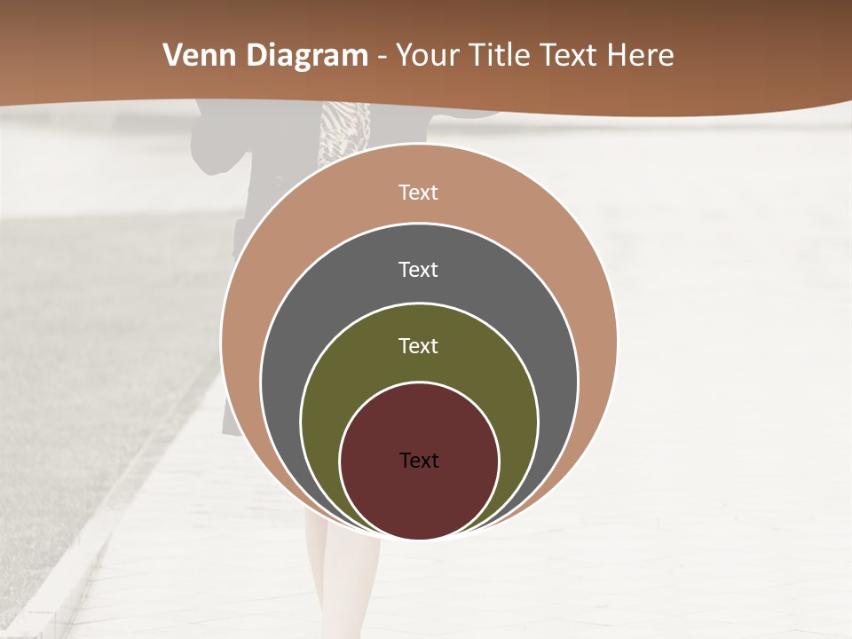 Lady Person Thoughtful PowerPoint Template