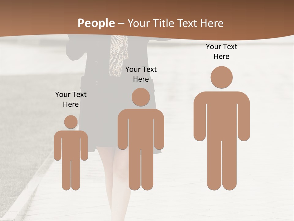 Lady Person Thoughtful PowerPoint Template