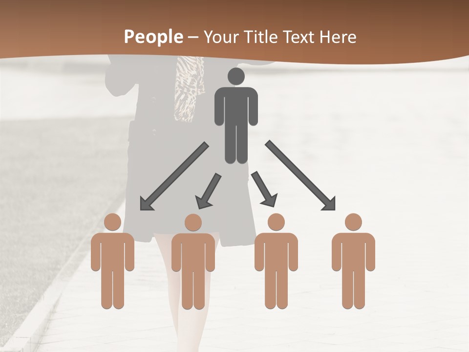 Lady Person Thoughtful PowerPoint Template