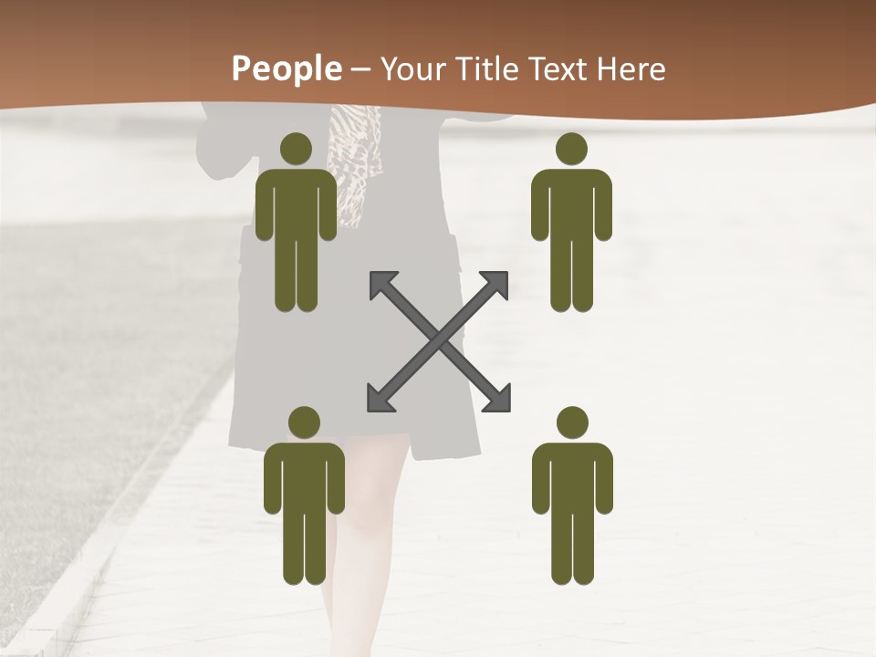 Lady Person Thoughtful PowerPoint Template