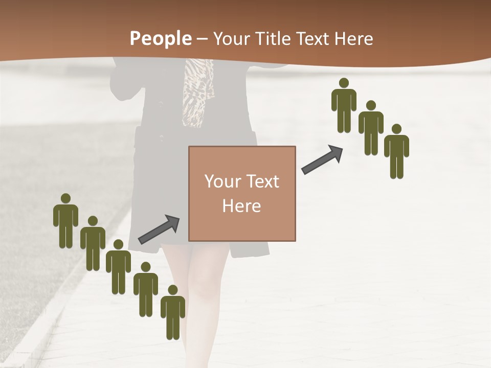 Lady Person Thoughtful PowerPoint Template