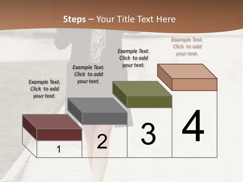 Lady Person Thoughtful PowerPoint Template