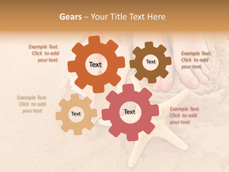 Body Summer Shell PowerPoint Template