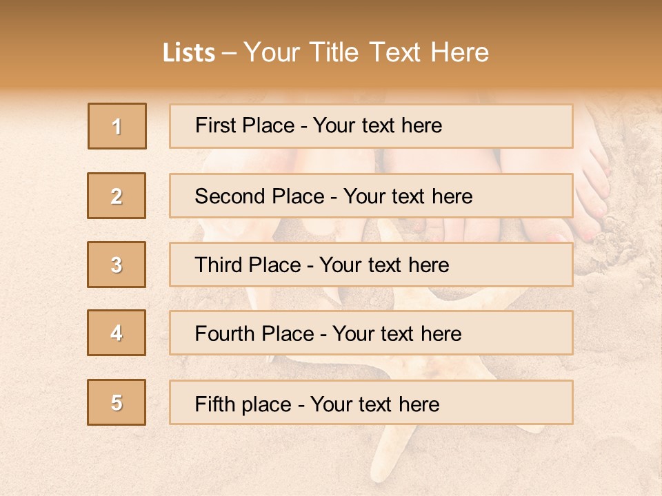 Body Summer Shell PowerPoint Template