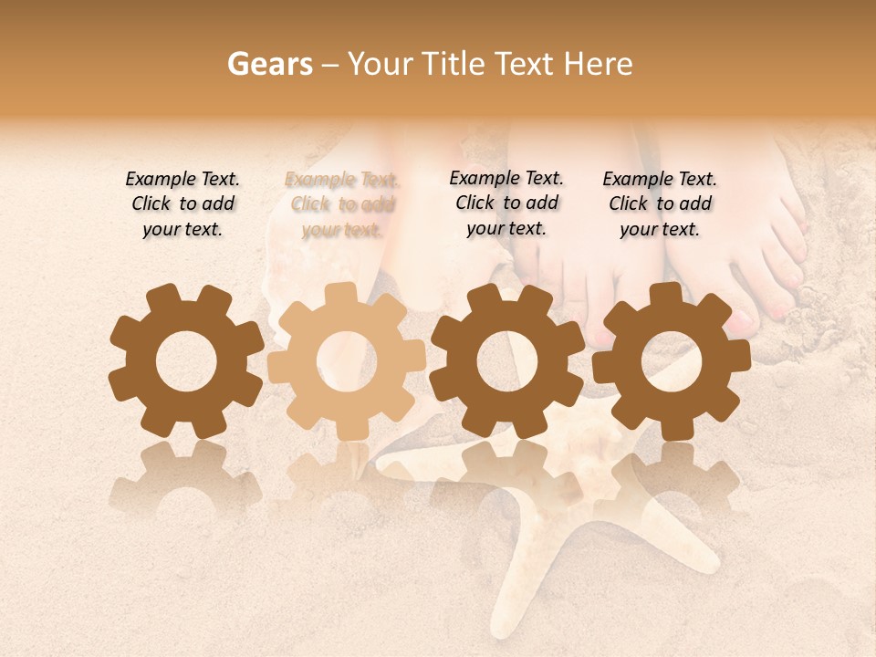 Body Summer Shell PowerPoint Template