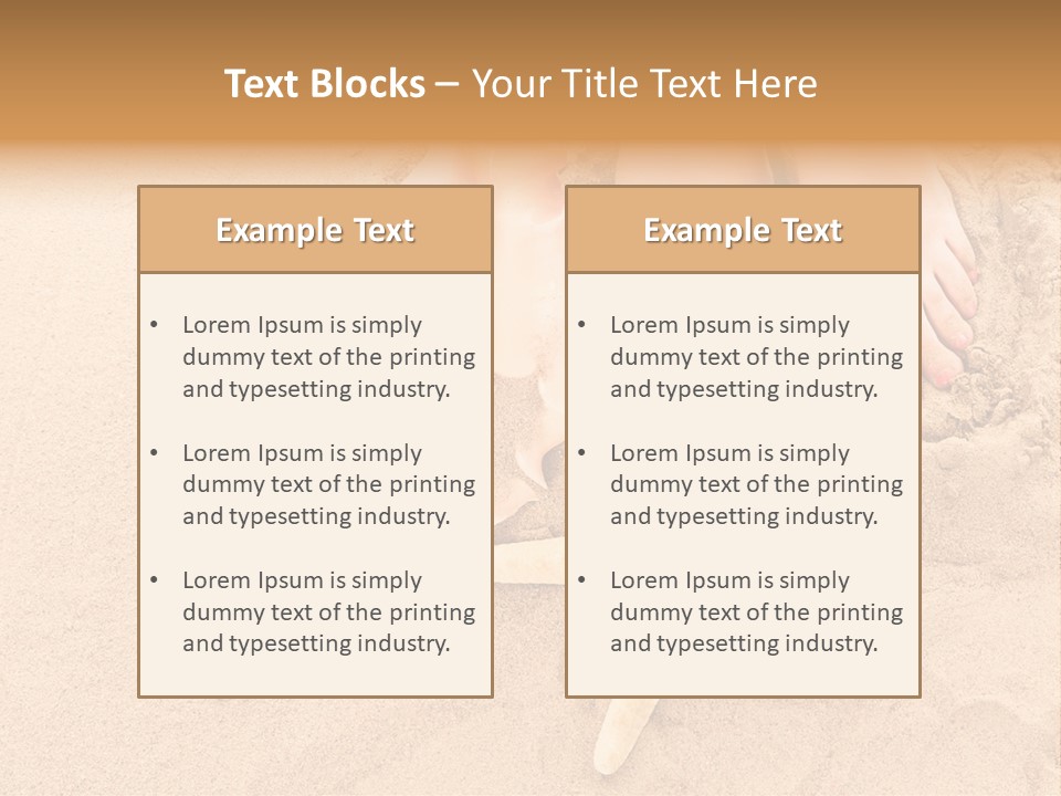 Body Summer Shell PowerPoint Template