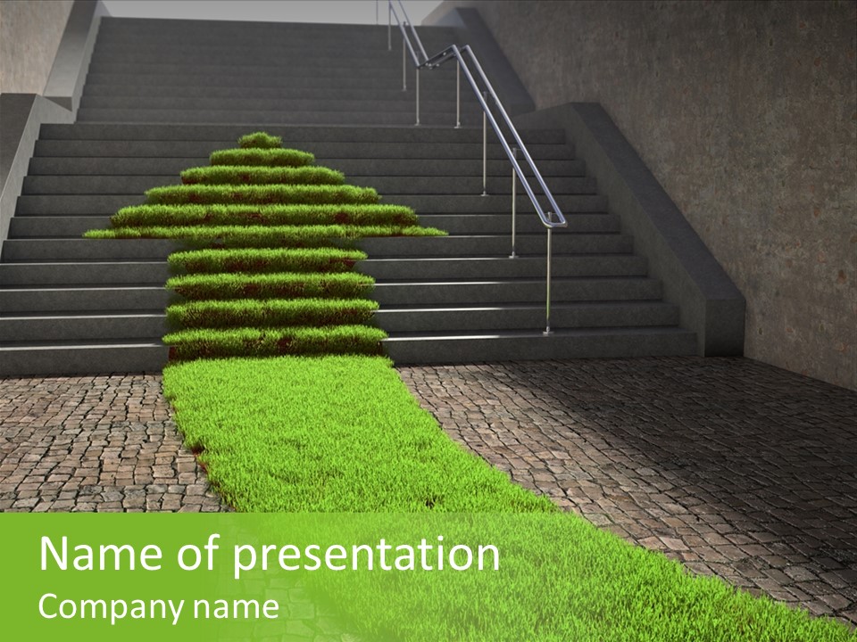 Plant Sustainability Modern PowerPoint Template