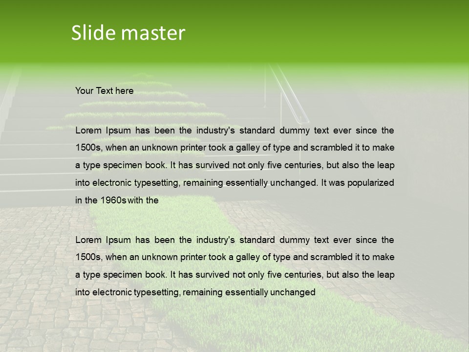 Plant Sustainability Modern PowerPoint Template