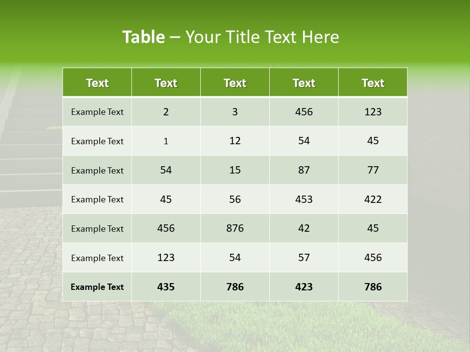 Plant Sustainability Modern PowerPoint Template