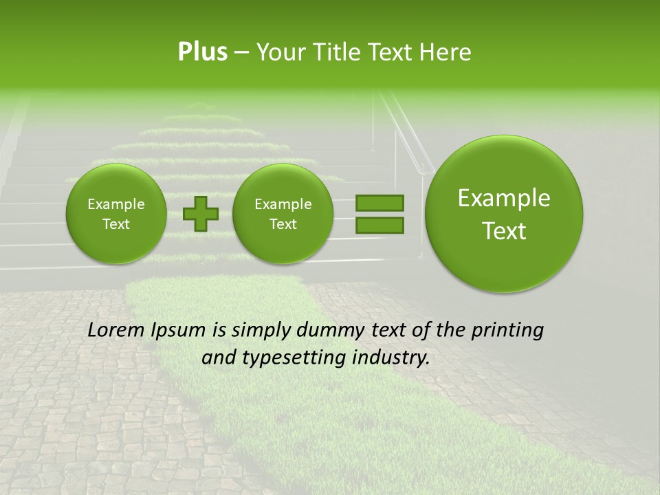 Plant Sustainability Modern PowerPoint Template
