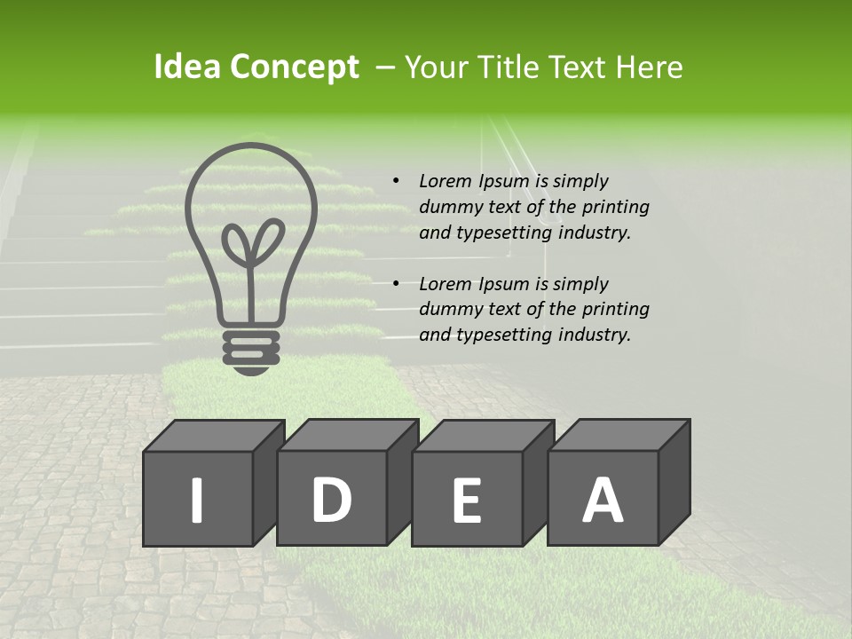 Plant Sustainability Modern PowerPoint Template
