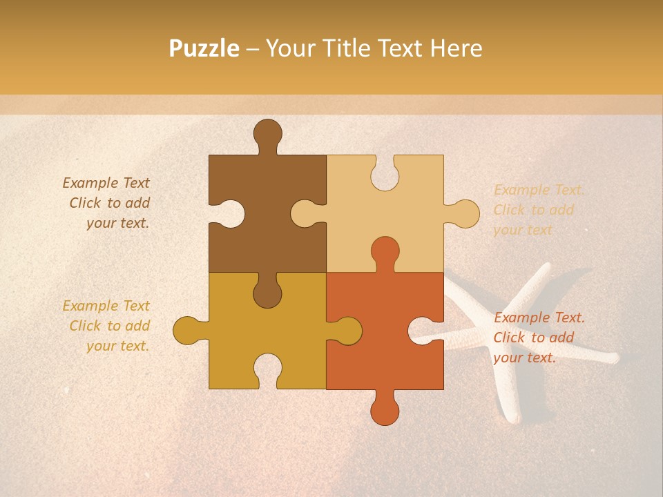 Vacation Coast Animal PowerPoint Template