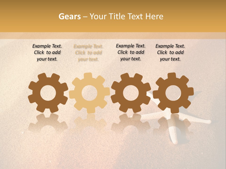 Vacation Coast Animal PowerPoint Template