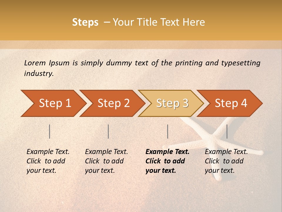 Vacation Coast Animal PowerPoint Template