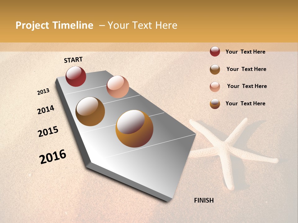 Vacation Coast Animal PowerPoint Template