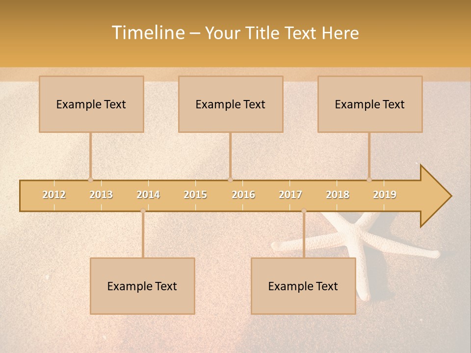 Vacation Coast Animal PowerPoint Template